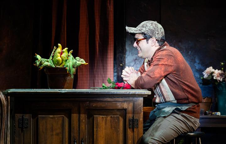 Etai Benson as Seymour in Little Shop of Horros, 2024 (Ogunquit Playhouse)