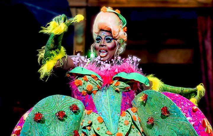 Latrice Royale as Audrey 2 in Little Shop of Horrors, 2024 (Ogunquit Playhouse)