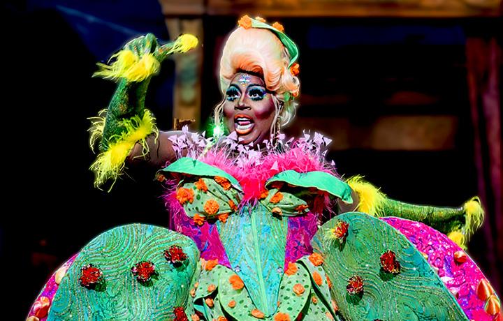 Latrice Royale as Audrey 2 in Little Shop of Horrors, 2024 (Ogunquit Playhouse)