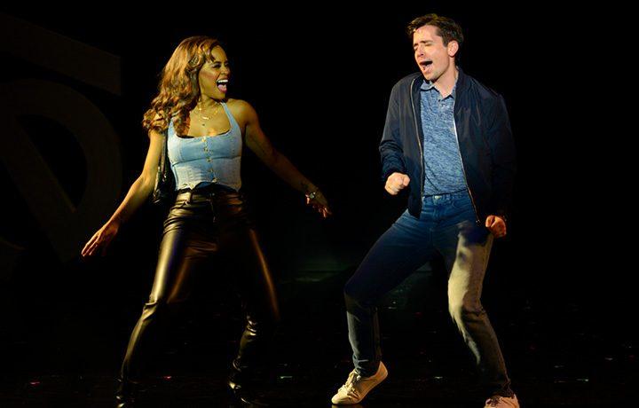 Krystal Joy Brown as Julianne and Matt Doyle as Michael in My Best Friend's Wedding, 2024 (Ogunquit Playhouse)